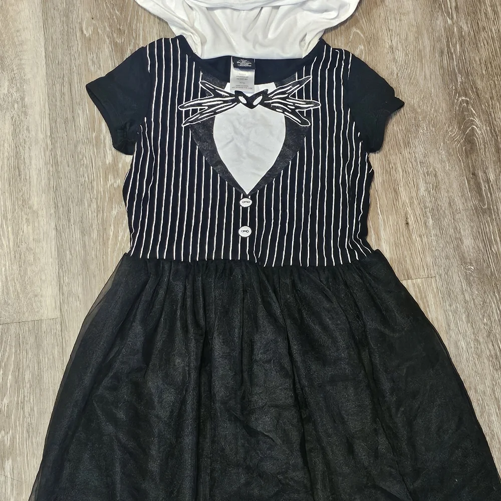 Disney Nightmare Before‎ Christmas Dress With Hood. Kids Size M7/8. From Disney. - Picture 8 of 10
